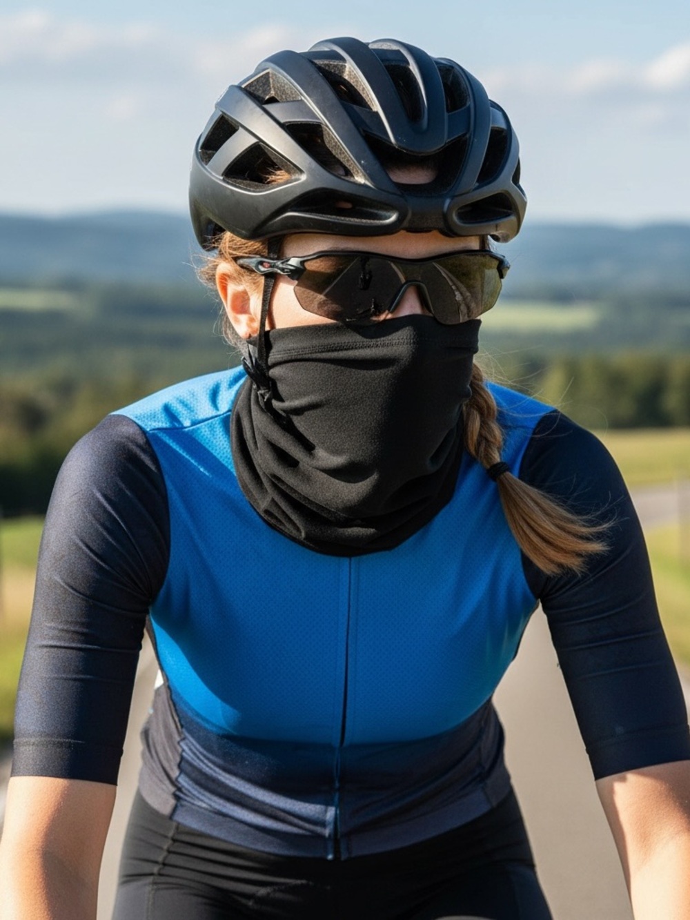 Black Neck Warmer for bike‎ riders or for that chilly day! In great condition.